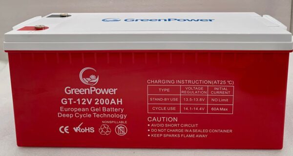 200AH Greenpower Solar Battery