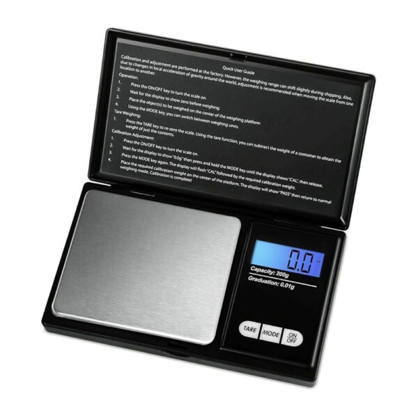 Grams Portable Digital Scale with Back-lit LCD Display