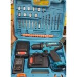 Makita 26V Cordless Drill with 2 Batteries + Charger With LED Tool Set