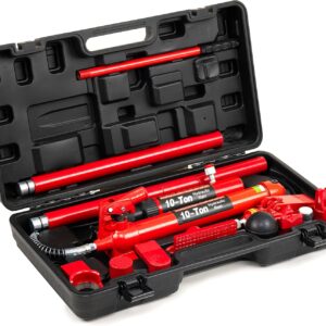 10 Ton Hydraulic Body Jack - Power Hydraulic Floor Jack Body Frame Repair Kit