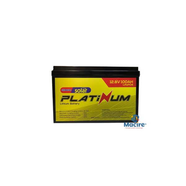 100ah 12.8v Platinum Lithium Battery LiFePO4 – Chloride Solar