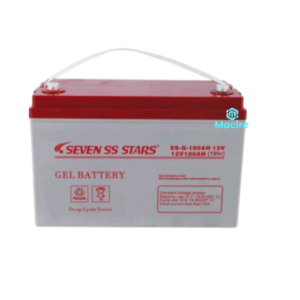 100ah 12v Gel Solar Battery - Seven SS Stars - Durable Construction