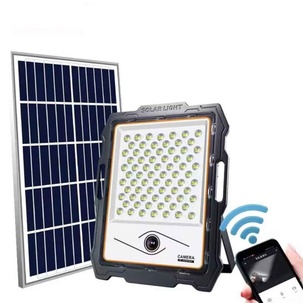 100w ALLTOP Solar Camera Flood Light Wifi Waterproof Ip65 Cctv Outdoor Led