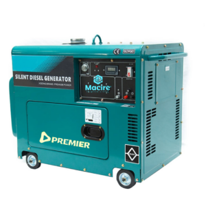 10.5Kva 1-Phase Premier Silent Diesel Generator w/o ATS - Heavy-Duty Design