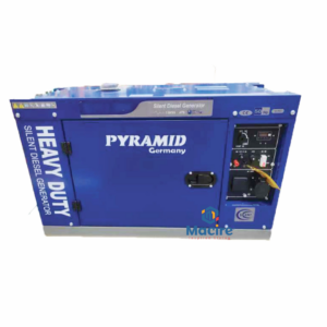 10.5Kva 1Ph Pyramid Silent Diesel Generator with ATS Blue – Air Cooled Heavy Duty Single Phase - Germany Technology