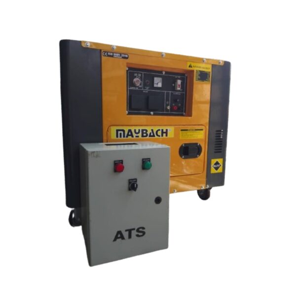 10Kva Maybach Generator with ATS Diesel Silent Yellow 1 phase