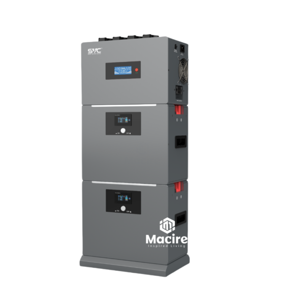 1.2Kw SVC Solar All in One Kit 1200w – 2pcs 1Kw Lithium Batteries + 1.2Kw Inverter