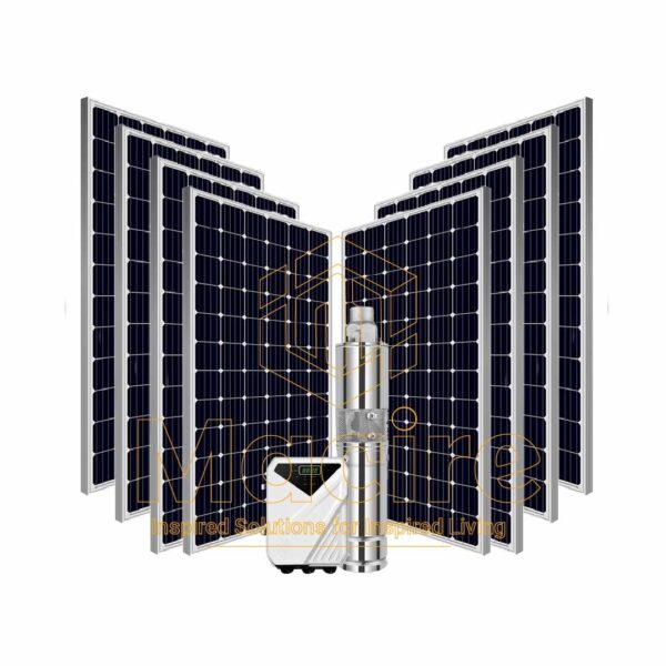 135m 1.1kw Solar Borehole Pump Kit 6000L/H - Trunsun 4DPC6-135-110-1500DC 110v 1100w