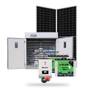 1584 Eggs Incubator + 3Kw Amizar Solar Kit 3000w - Tubular Battery Hybrid Inverter - Affordable & Reliable