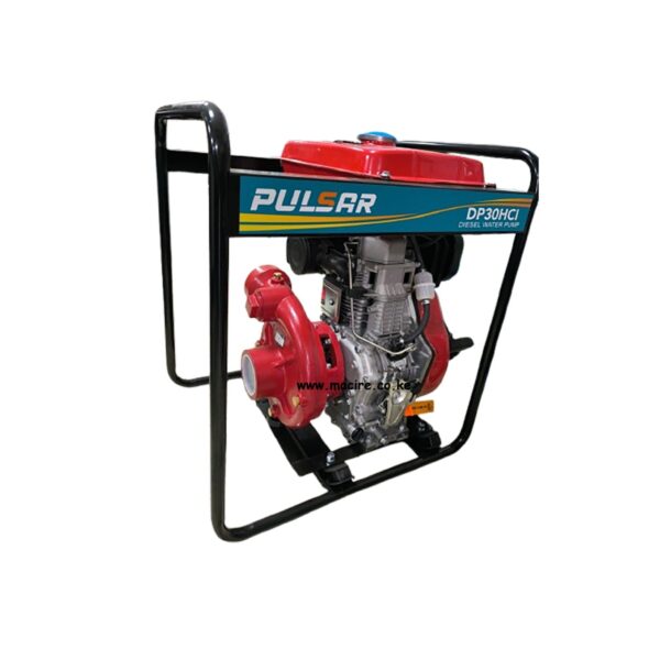 15hp Pulsar Diesel Water Pump 3" 95m 65m3/Hr - Cast Iron Pump Rope Start