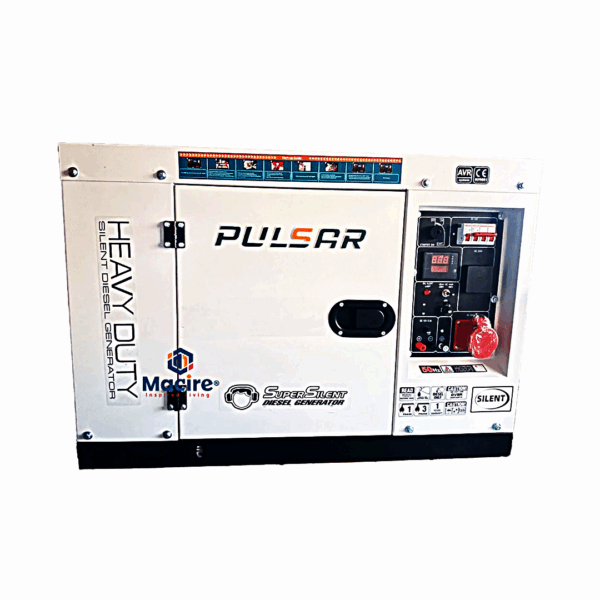 15Kva Pulsar Silent Both Three 3 & Single Phase Diesel Generator With ATS - Fuel-Efficient Diesel Engine