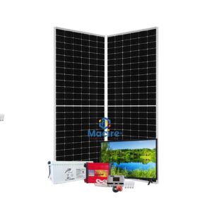 1.5Kw PWM Solar Kit 1500w - With Original Ritar Batteries + 22" LED Colour TV + 4 Free Bulbs + Power Extension