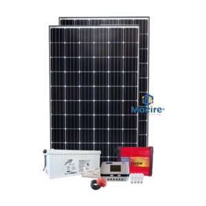 1.5Kw PWM Solar Kit 1500w - With Original Ritar Batteries + 4 Free Bulbs + Power Extension