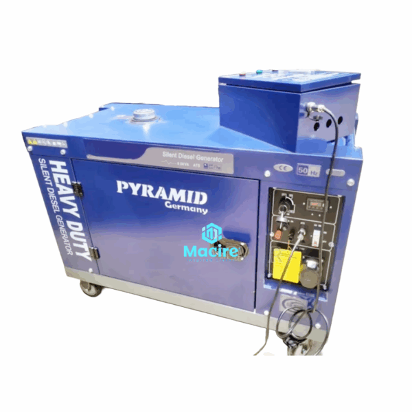 16.5Kva 1Ph Pyramid Silent Diesel Generator with ATS – Blue Air-Cooled Heavy Duty Single Phase - Germany Technology