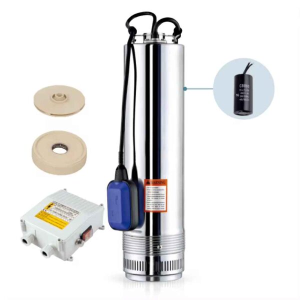 1hp 43m 1ph Stream SCM4 Borehole Submersible Water Pump