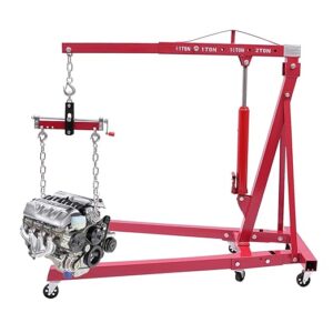 2 Ton Engine Crane – New Model! Adjustable Hydraulic Engine Hoist