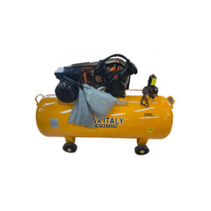 200l Electric Air Compressor Double Piston 3 Hp Motor 8 Bars 116psi Pressure
