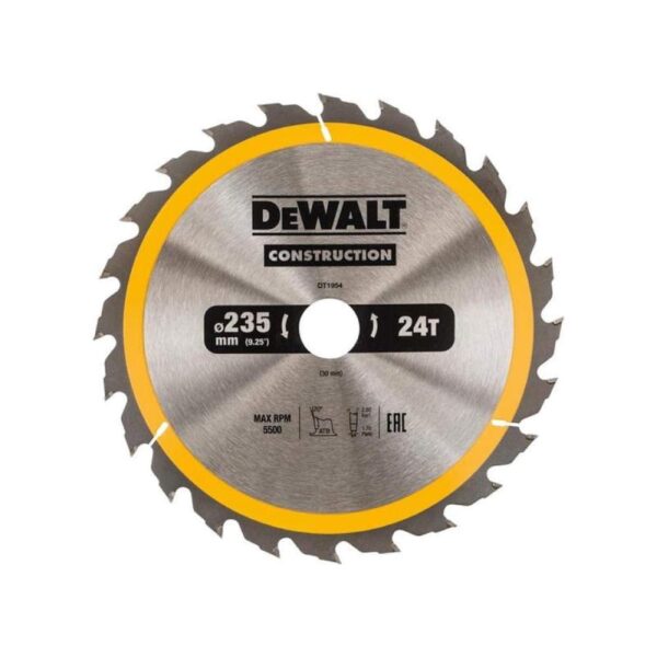 24t Dewalt Dt1954-qz Disc Circular Saw 235x30mm