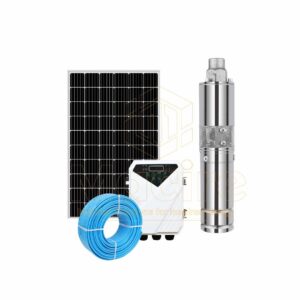 25m 3000L/Hr 3" Solar Water Pump Kit With Panel + Cable Submersible Borehole Deep Well pump with Mppt Controller 3DPC3-25-24-200 DC 24V 200W Trunsun
