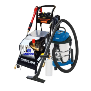 2700Psi Hisaki Japan Carwash Kit - 20L Wet/Dry & High Pressure Washer