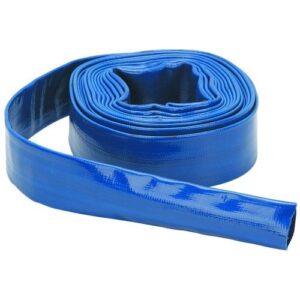 3" 50m Blue Delivery Pipe Kmax Italy - Heavy Duty Reinforced PVC Lay Flat