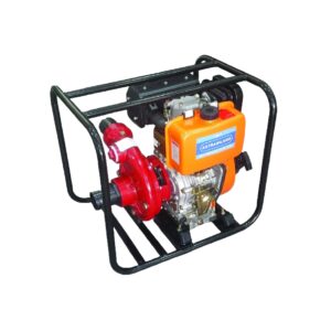 3 Inches 16hp Amdp80zdhp Astra Milano Diesel Water Pump Red Cast Iron Pump Engine 100 Metre Head High Pressure