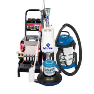 3000Psi Pulsar Carwash Kit - 20L Vacuum & Lenhard Floor Scrubber