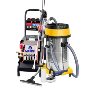 3000Psi Pulsar Carwash Kit - 80L Vacuum Wet & Dry Cleaner & Buffing Machine