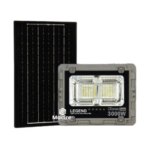 3000W Legend Solar Flood Light (70W Solar Panel)– Macho Mbili Design | Remote Controlled & IP66 Waterproof