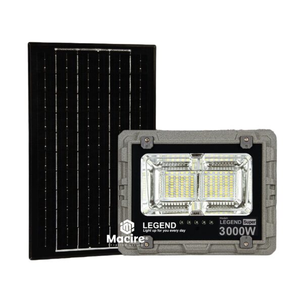 3000W Legend Solar Flood Light (70W Solar Panel)– Macho Mbili Design | Remote Controlled & IP66 Waterproof