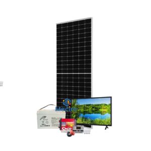 300W PWM Solar kit - With Original Ritar Batteries + 22" LED Colour TV + 4 Free Bulbs + Power Extension