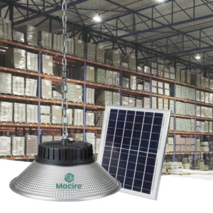 300w Warehouse Solar Light - Industrial Lamp Fixture Garage Factory UFO Led Parking Lot Light High Bay Light