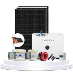 30Kw Livoltek Solar Kit - C&I On- Grid Three Phase Grid-tied Inverter with TW Solar Panel High Capacity