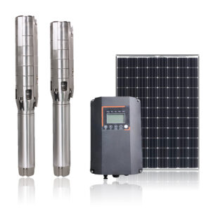 340m 6900L/Hr Solar Water Pump 4SP3-33 5HP 5100W AC DC Submersible Borehole Pump Cevada Italy