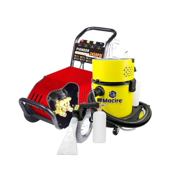 3450Psi Pioneer Carwash 4in1 Carpet Cleaner Combo - High Pressure Commercial Grade