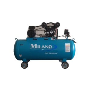 3hp 200 Litres Milano Italia Electric Driven Compressor Double Piston Motor