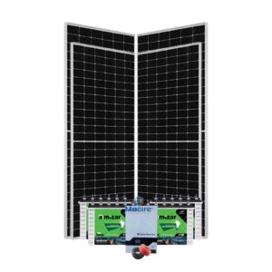 3Kw Solar Kit - 3000w 24v - Amizar Tubular Infinisolar - Durable & Long-Lasting