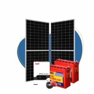 3kw Super Solar Kit - Jinko Must Hybrid Inverter Ceil Tubular Batteries