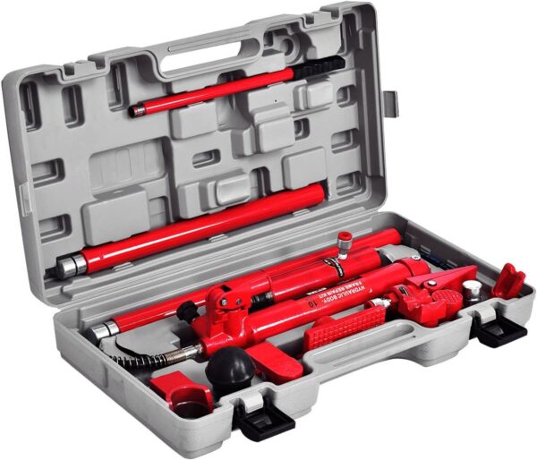 4 Ton Toller Hydraulic Body Jack - Power Hydraulic Floor Jack Body Frame Repair Kit
