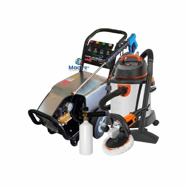 4000Psi Milano Carwash Kit - 20L 5in1 Carpet Sofa Cleaner & Buffing Machine