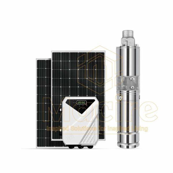 47m 3500L/Hr 3" Solar Water Pump Kit with Panels 3DPC3.5-47-48-400 DC 48V 400W Submersible Borehole Deep Well pump with Mppt Controller Trunsun