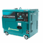 6.6Kva 1-Phase Premier Silent Diesel Generator w/o ATS - Heavy-Duty Design