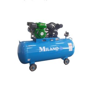 7.5hp 150 Litres Milano Italia Engine Driven Compressor Double Piston Engine