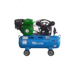 7.5hp 50 Litres Milano Italia Engine Driven Compressor Double Piston Engine