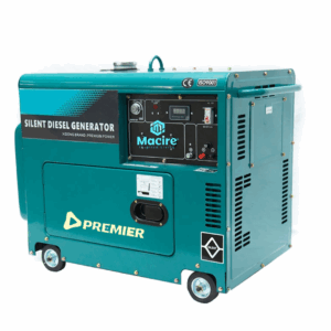 8.5Kva 1-Phase Premier Silent Diesel Generator w/o ATS - Heavy-Duty Design