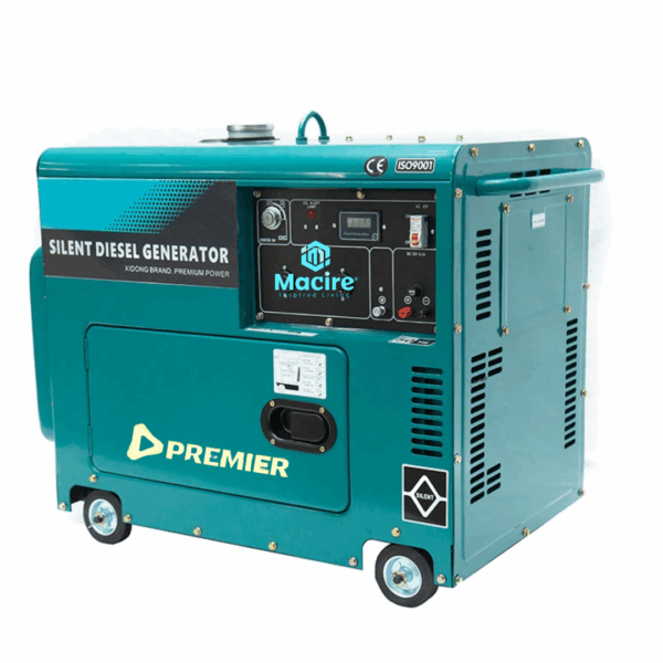 8.5Kva 1-Phase Premier Silent Diesel Generator w/o ATS - Heavy-Duty Design