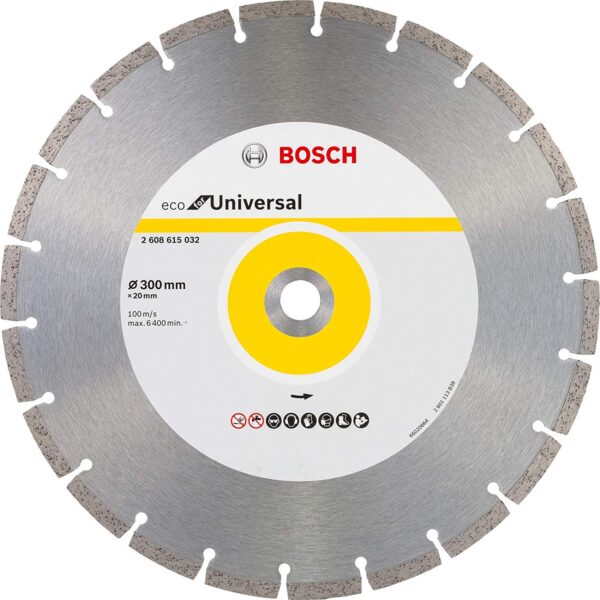 Bosch Diamond Cutting Disc 12â€ X 20mm Segmented Eco Universal (2608615032)