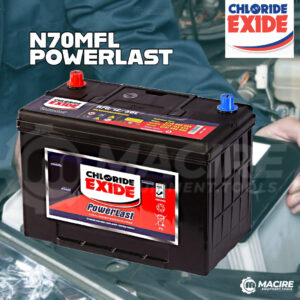 Chloride Exide Powerlast N70MFL Maintenance Free Car Battery