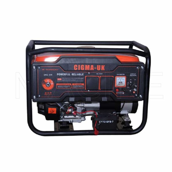 Cigma UK 6.5Kva Petrol Generator Heavy Duty Key Start