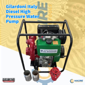 Gilardoni Italy 110m Head Diesel High Pressure Water Pump